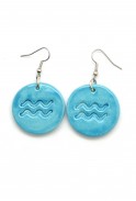 Aquarius Ceramic Earrings